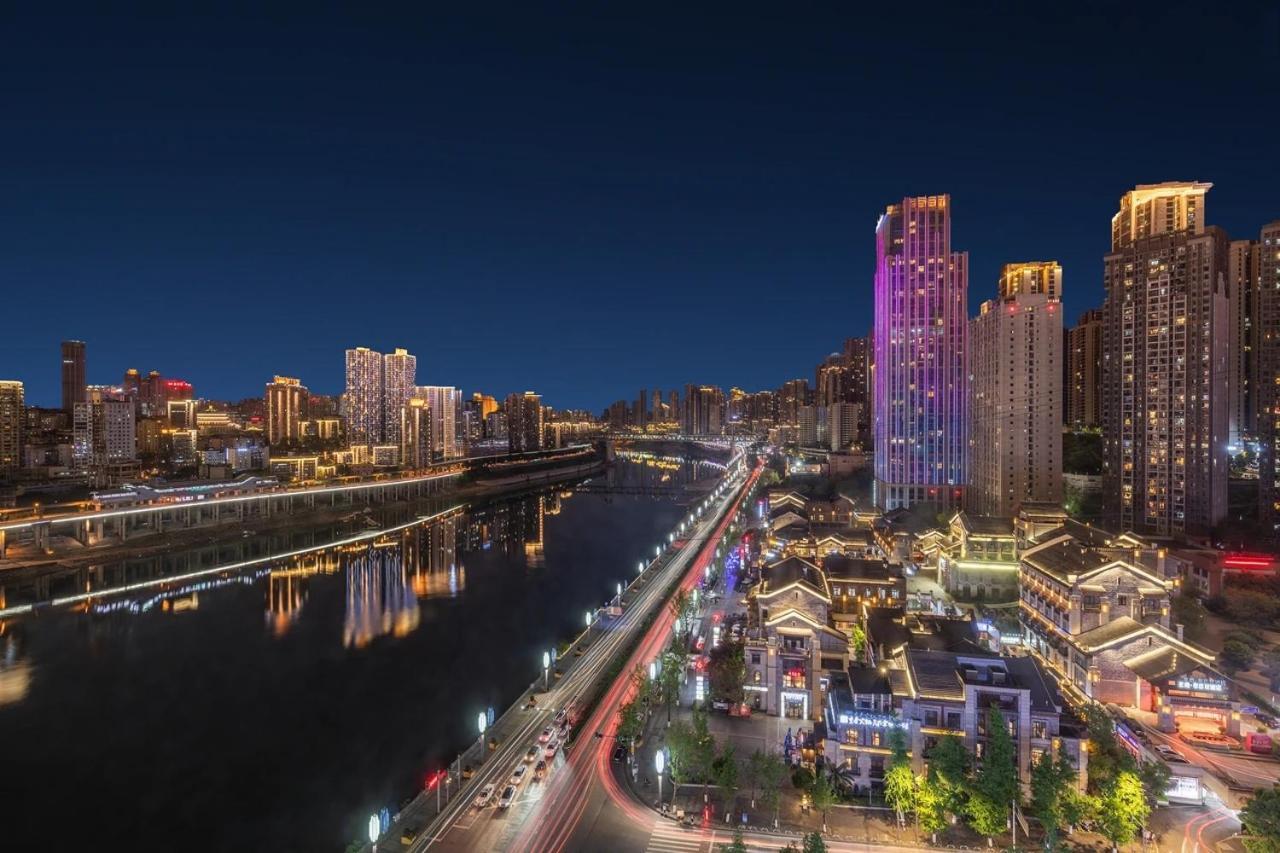 Boutique Of Meditation With Cuisine & Night View, Exit 2 Liujiatai Station Line 9 Chongqing Exterior foto