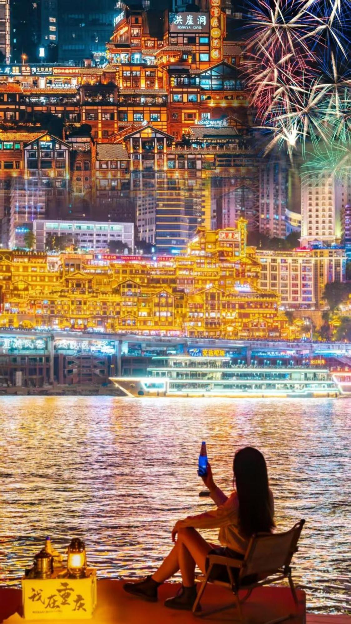Boutique Of Meditation With Cuisine & Night View, Exit 2 Liujiatai Station Line 9 Chongqing Exterior foto